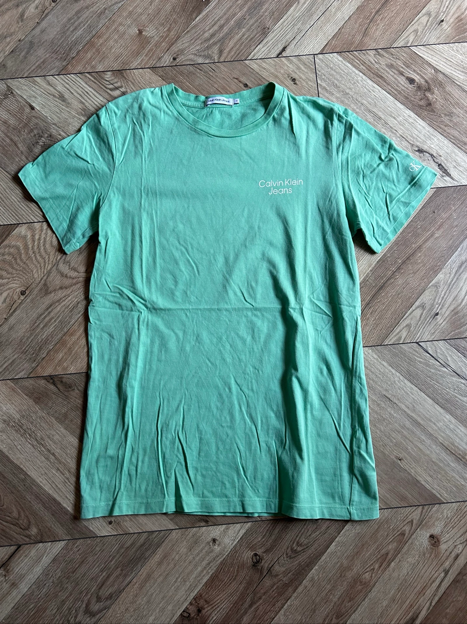 Calvin Klein Jeans water green / mint t-shirt – Size 16 years (XS / S) – photo 6